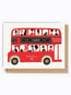 Lagom Cards mini London bus card