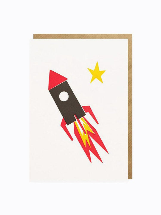 Bits and Bobs rocket card